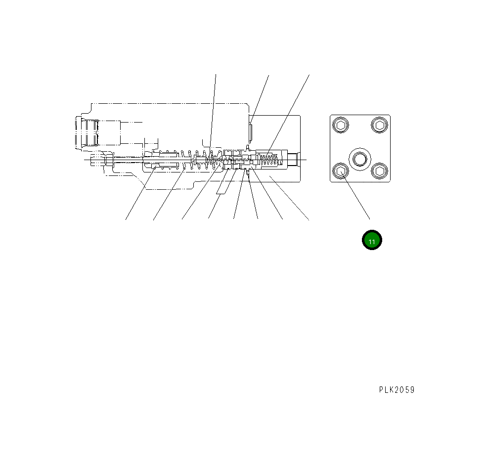Болт UC1301581005  Komatsu