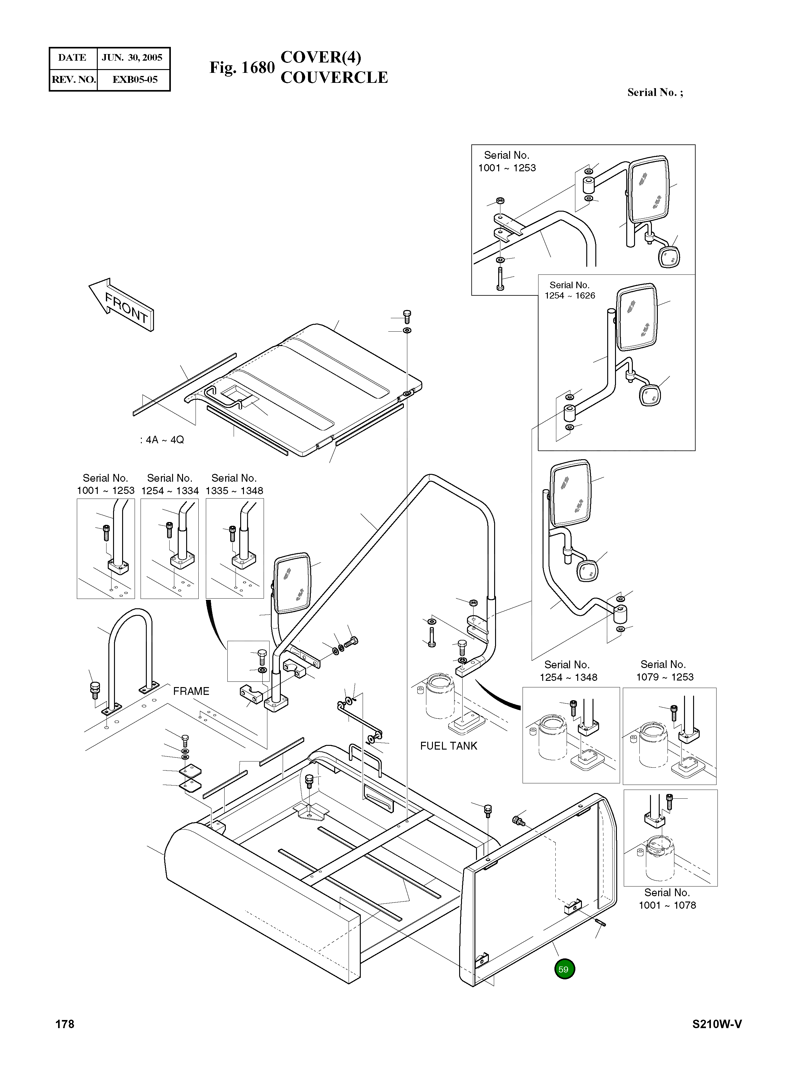 Крышка 621-02028A Komatsu