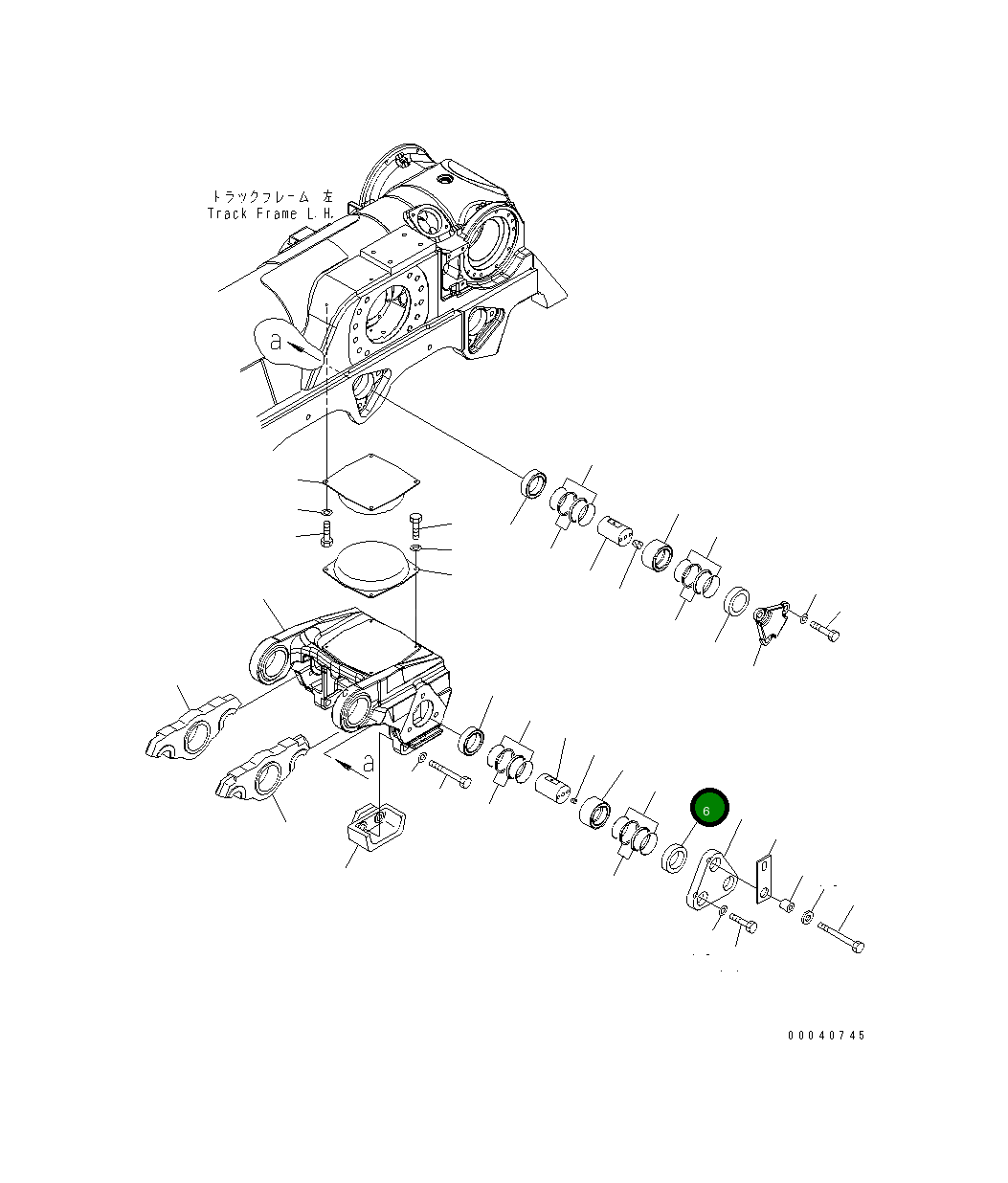 Кольцо 198-30-32820  Komatsu