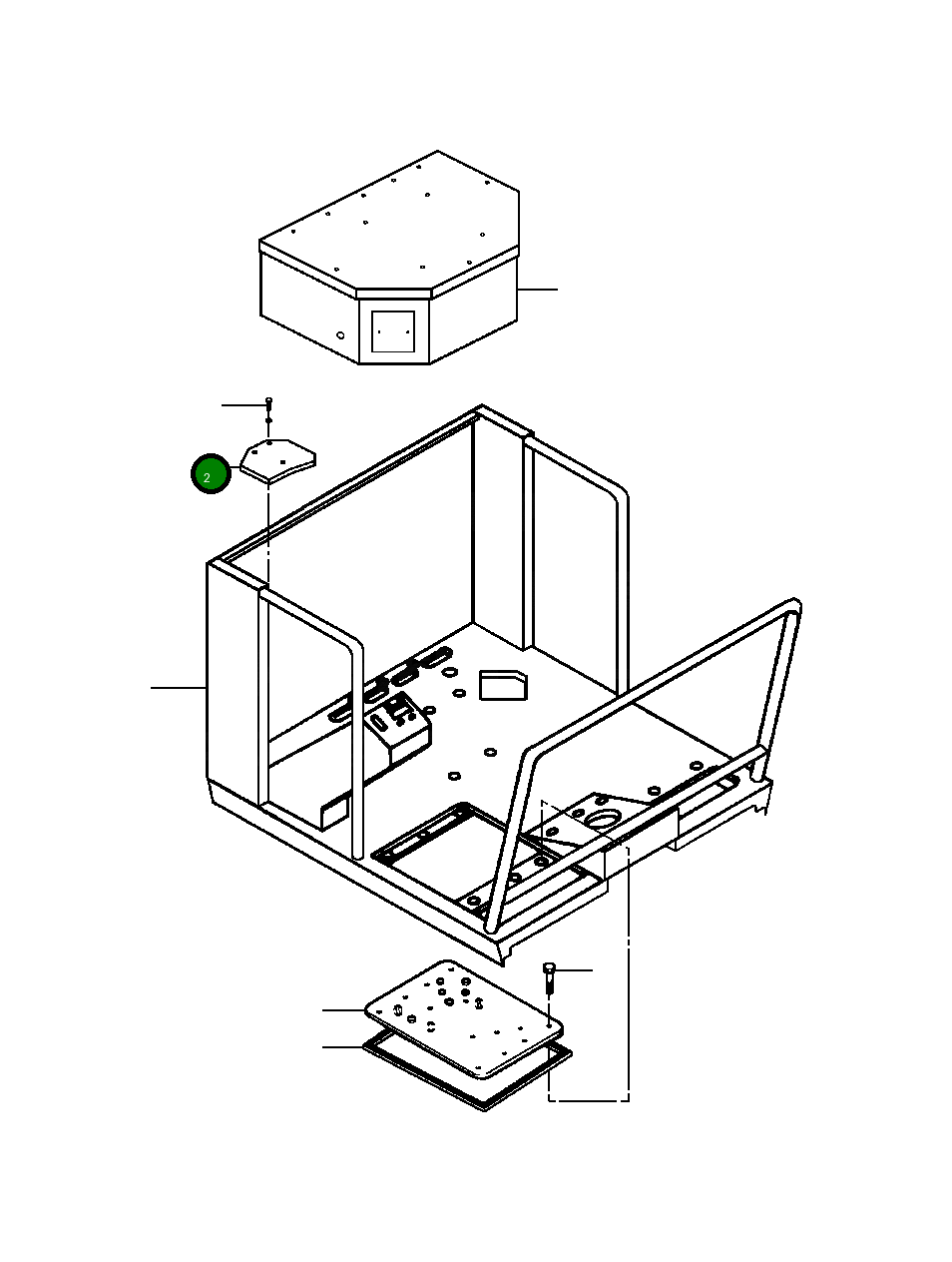 Крышка 1433 778 H1 Komatsu