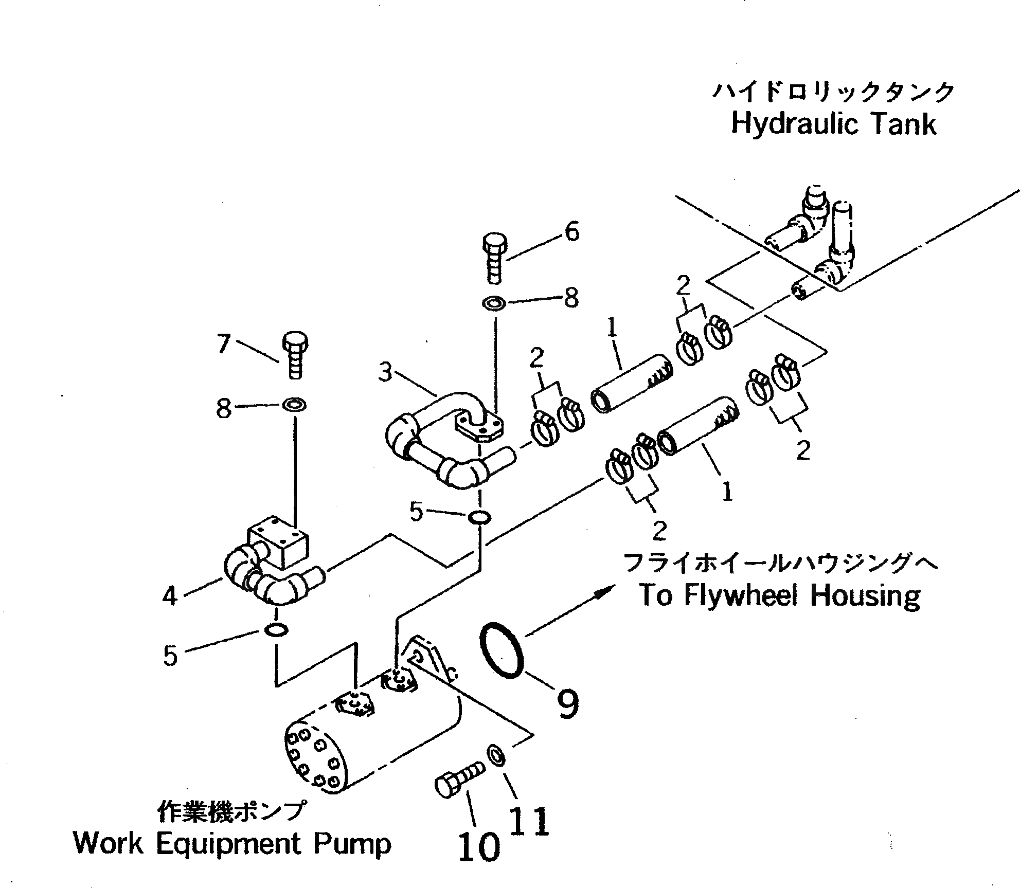 Болт 02010-70757 Komatsu