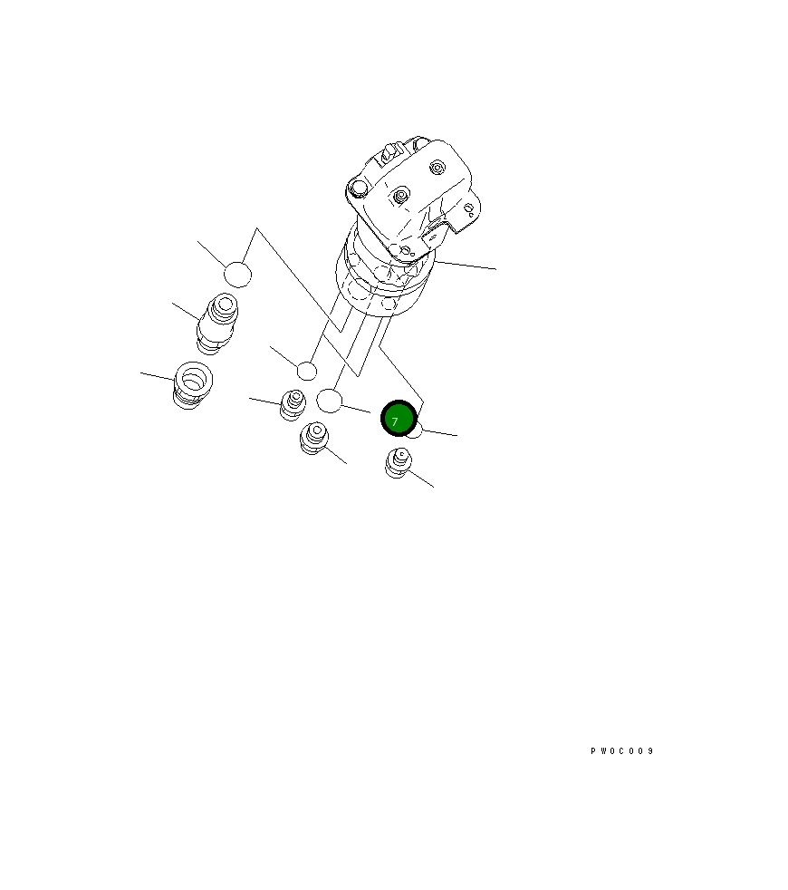 Кольцо уплотнительное (O-Ring) 07002-21823 Komatsu