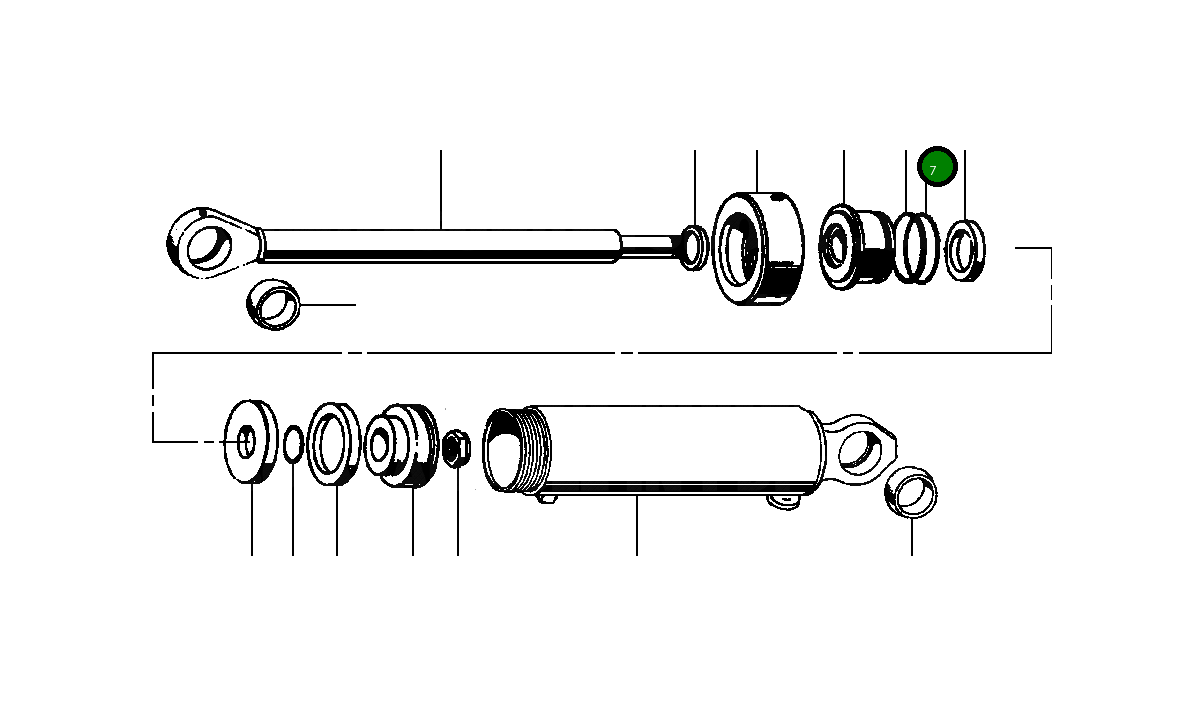 Кольцо уплотнительное (O-Ring) 66 035  Komatsu