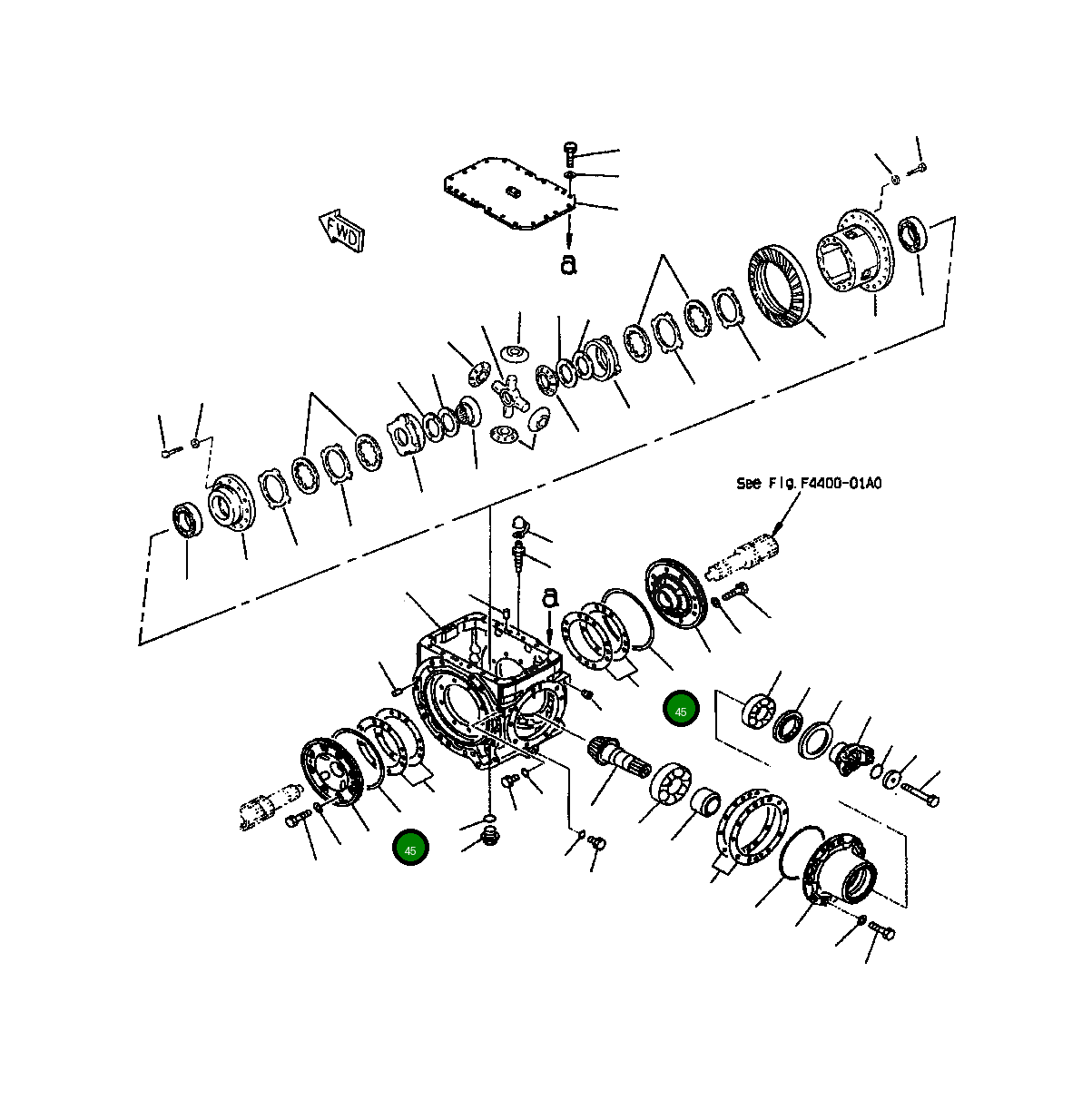 Кольцо 423-22-21430 Komatsu