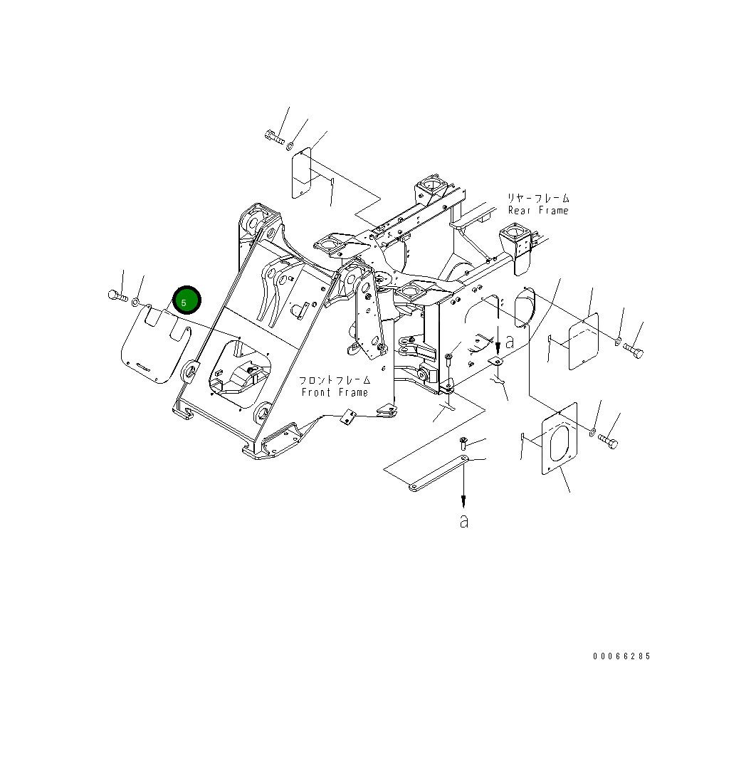 Крышка 417-V88-3210  Komatsu