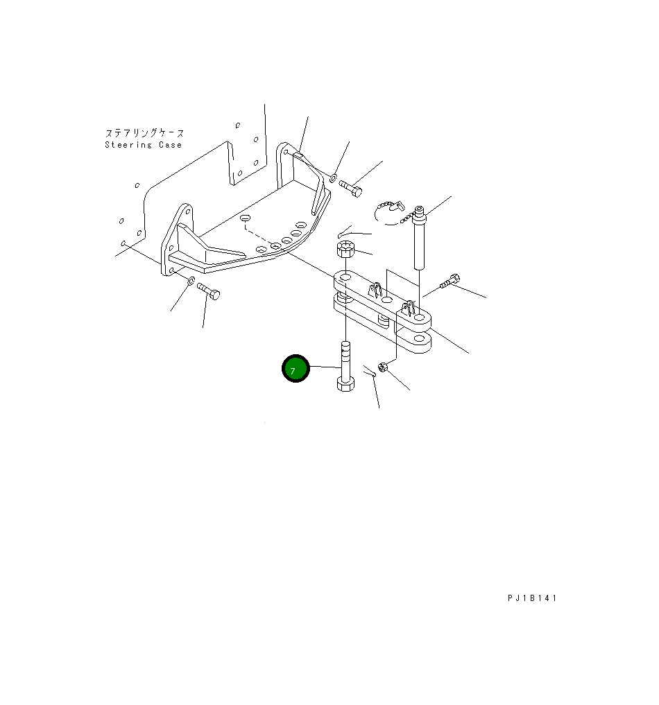 Болт 196-69-21150 Komatsu