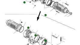 Кольцо уплотнительное (O-Ring) CA0028632 Komatsu