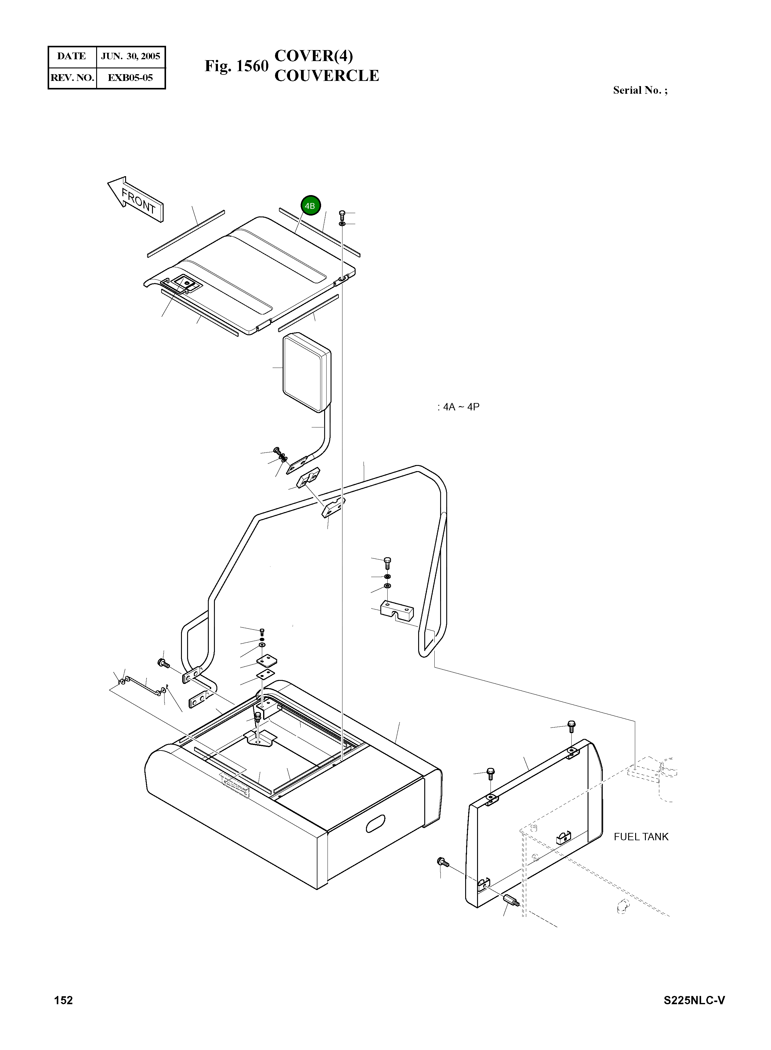 Крышка 621-02496B  Komatsu