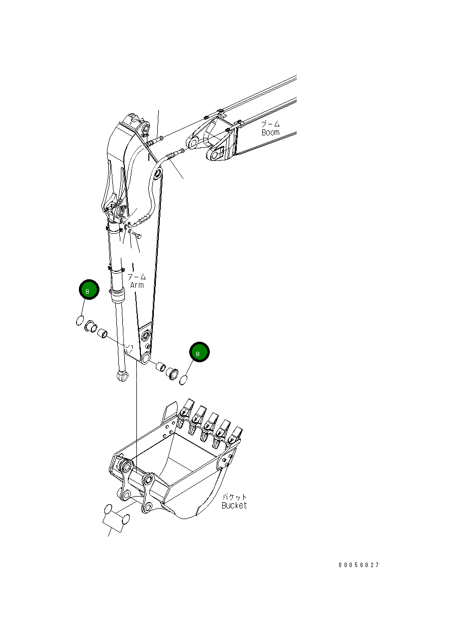 Кольцо уплотнительное (O-Ring) 21K-70-23160 Komatsu