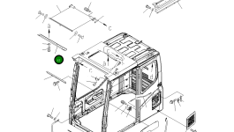 Крышка 21N-54-38391 Komatsu