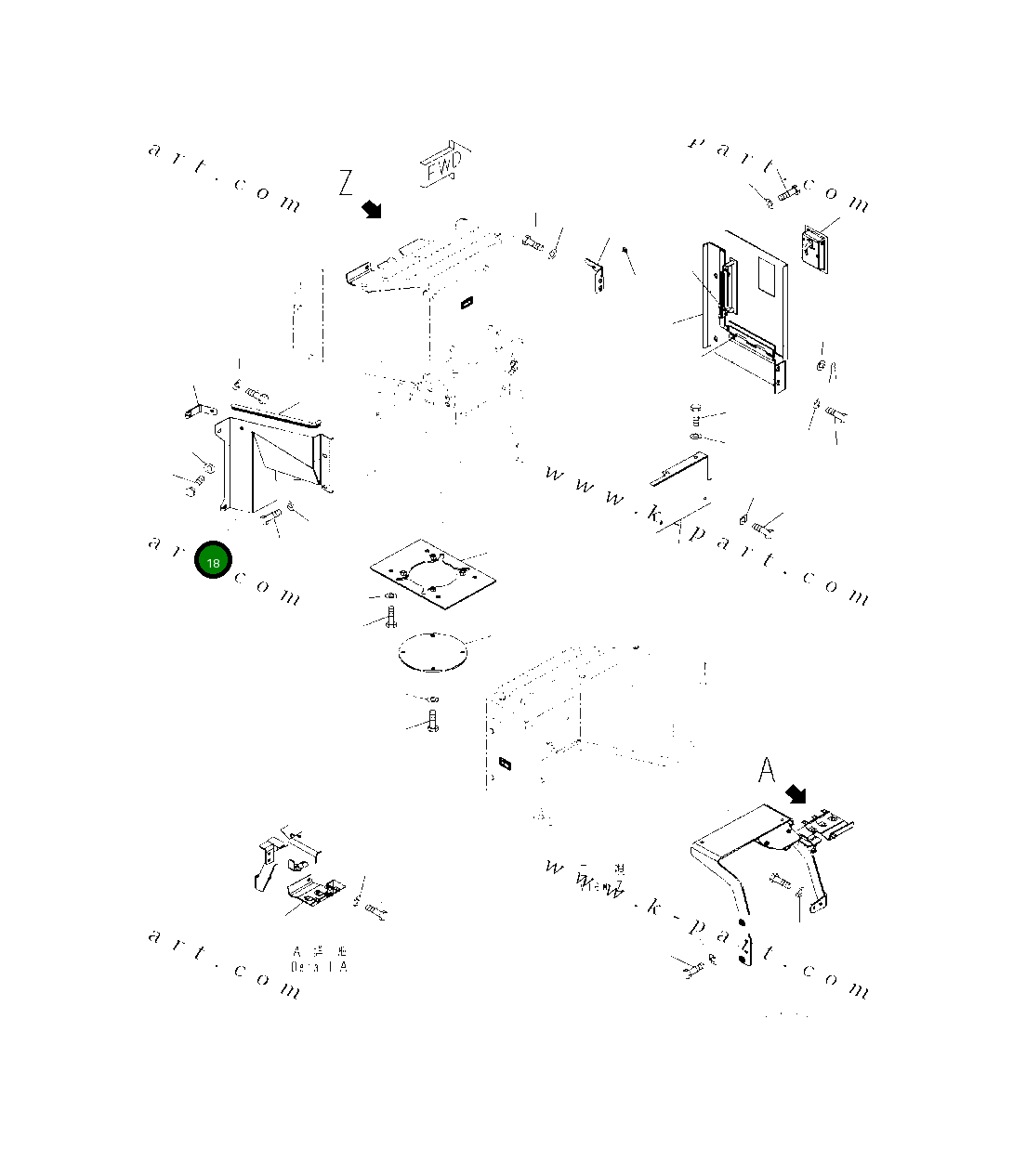 Крышка 418-02-62691 Komatsu