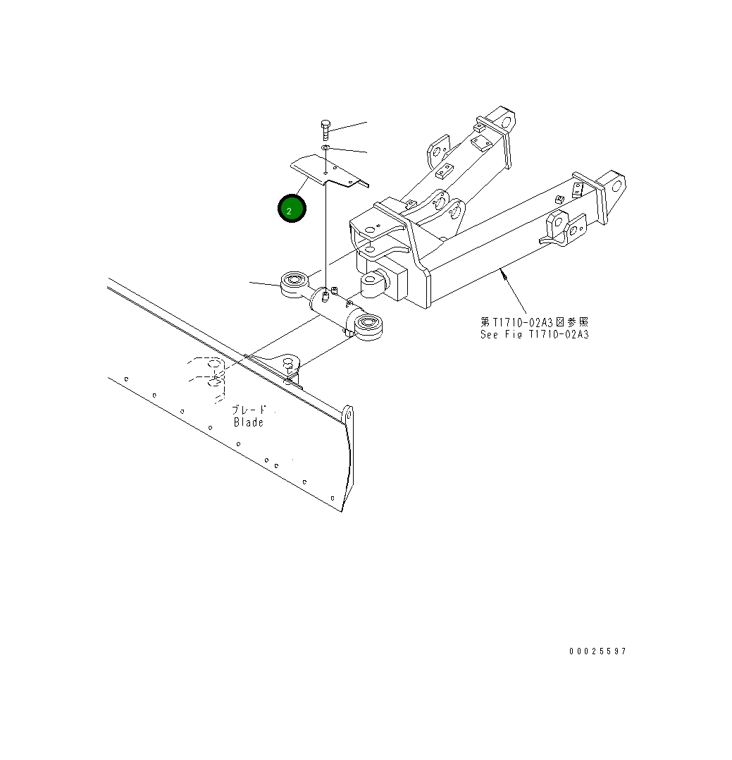 Крышка 22L-910-1541 Komatsu