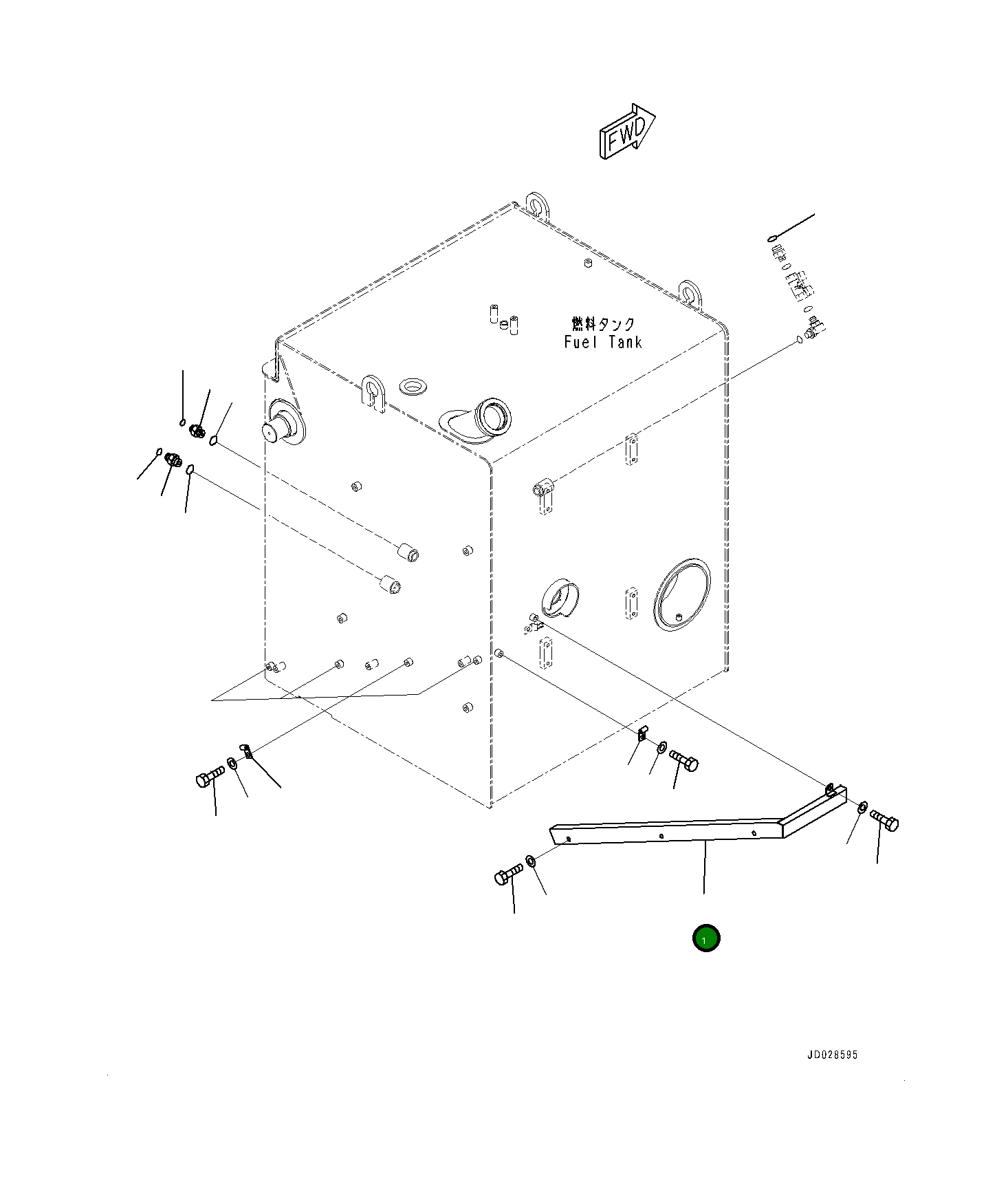 Крышка 561-04-81322 Komatsu
