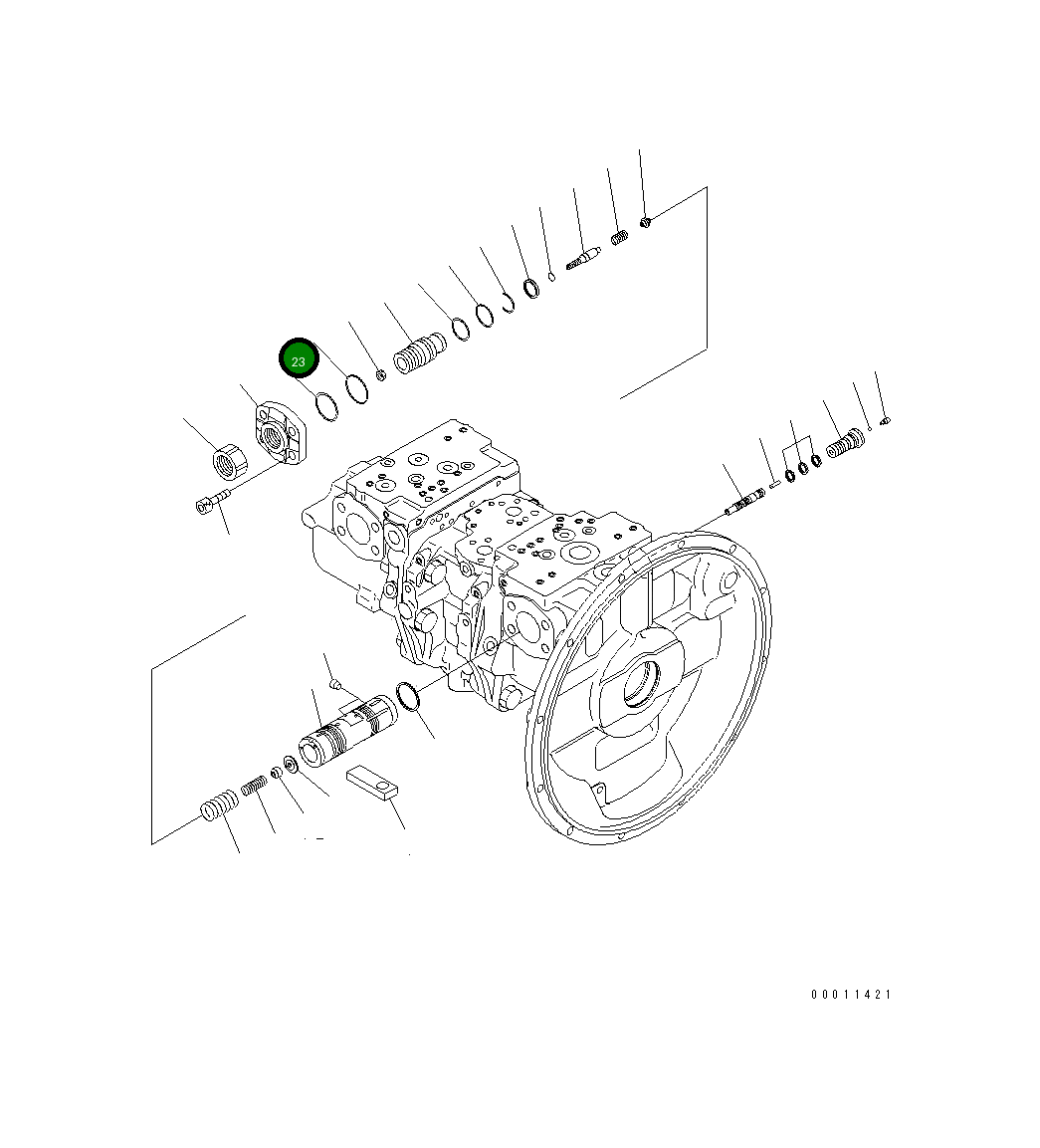 Кольцо уплотнительное (O-Ring) 07000-52050 Komatsu