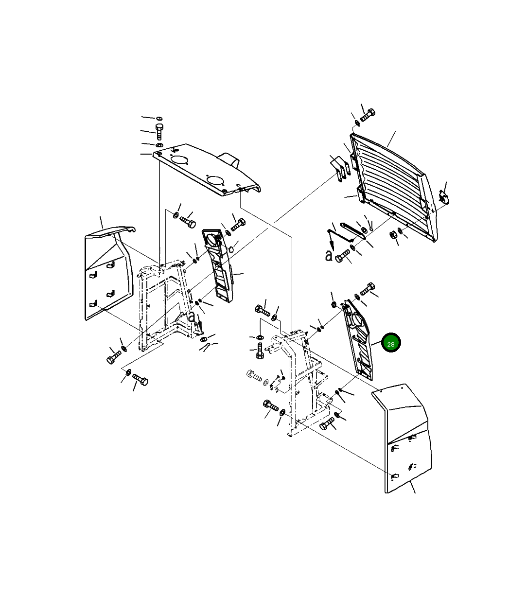 Крышка 423-54-51450  Komatsu