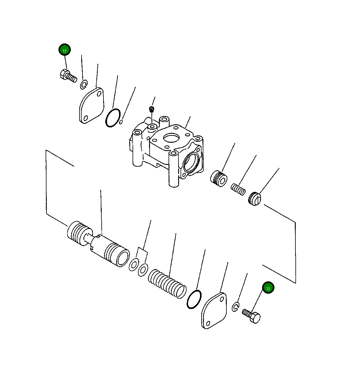 Болт 01010-50125 Komatsu