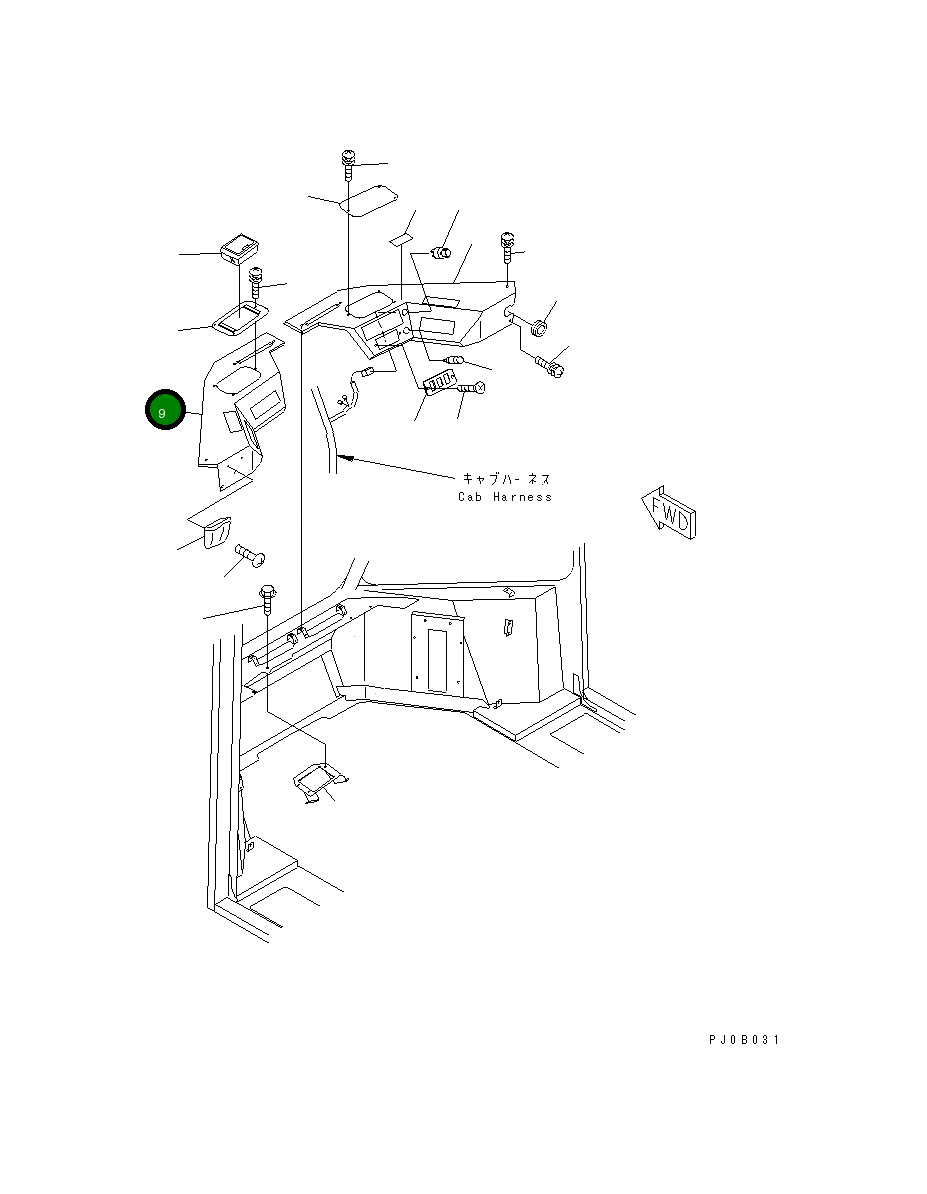 Крышка 418-911-2750 Komatsu