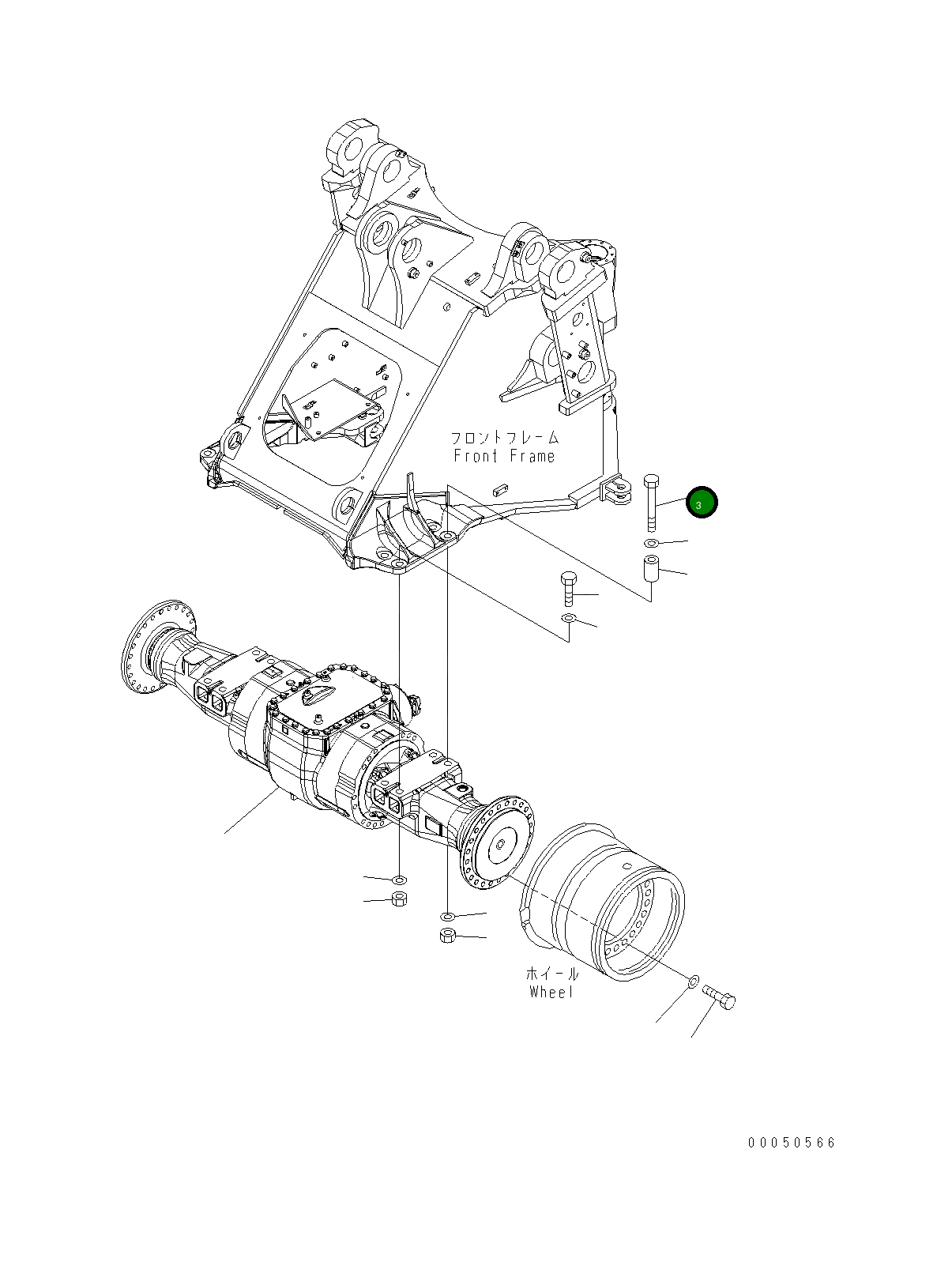 Болт 425-974-1161 Komatsu