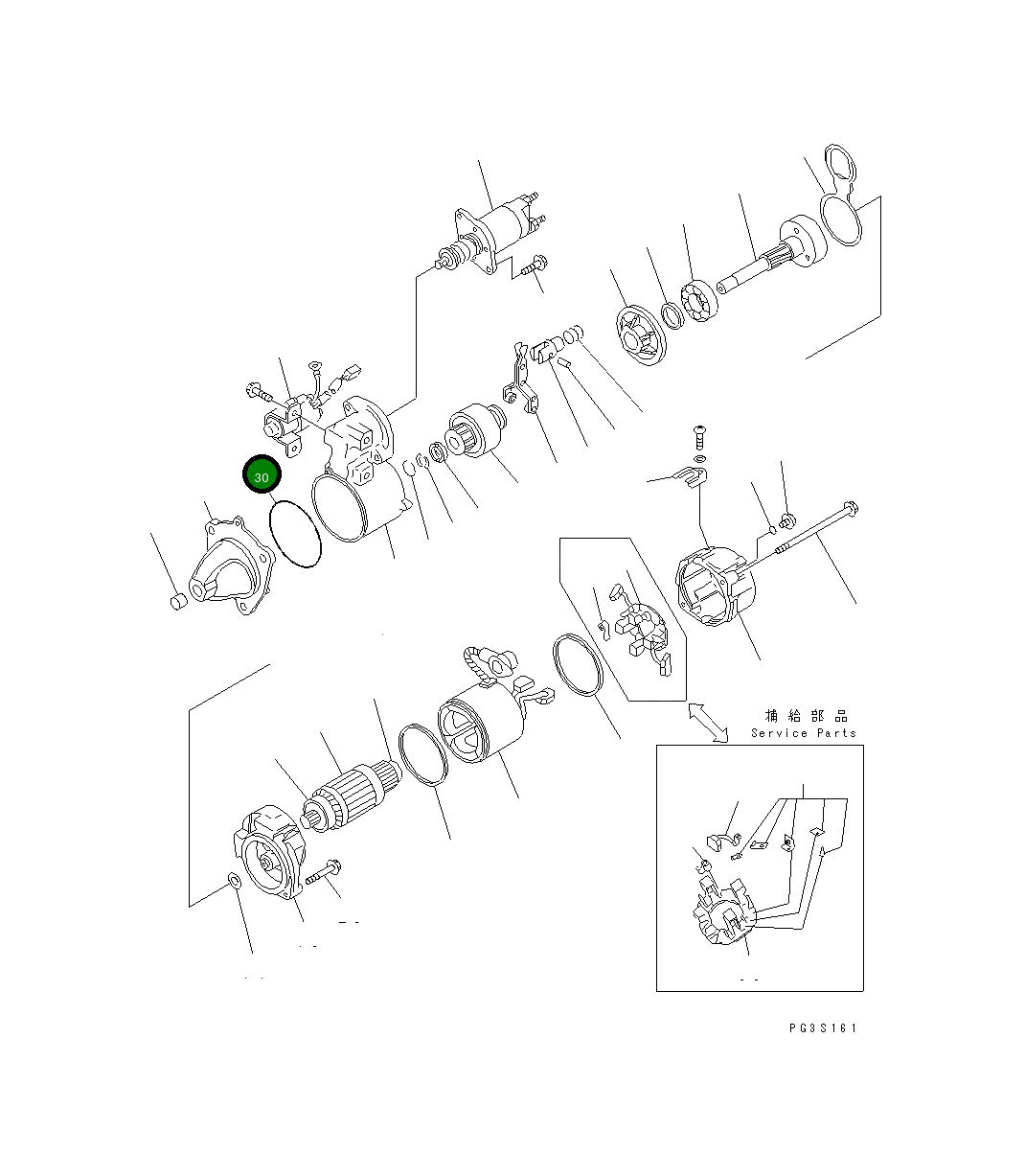 Кольцо уплотнительное (O-Ring) SD6414-04650X0 Komatsu