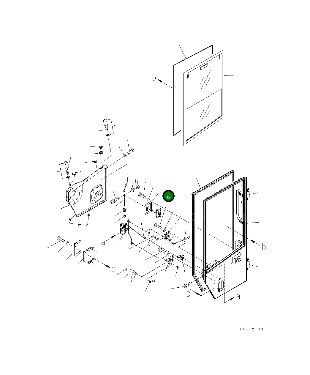Крышка 417-926-3181 Komatsu
