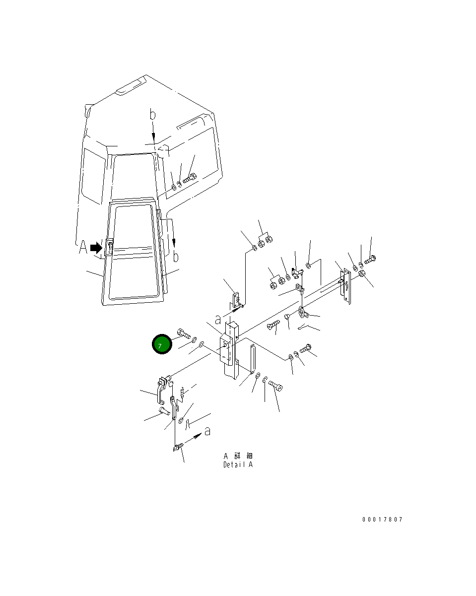 Болт 01010-80635 Komatsu