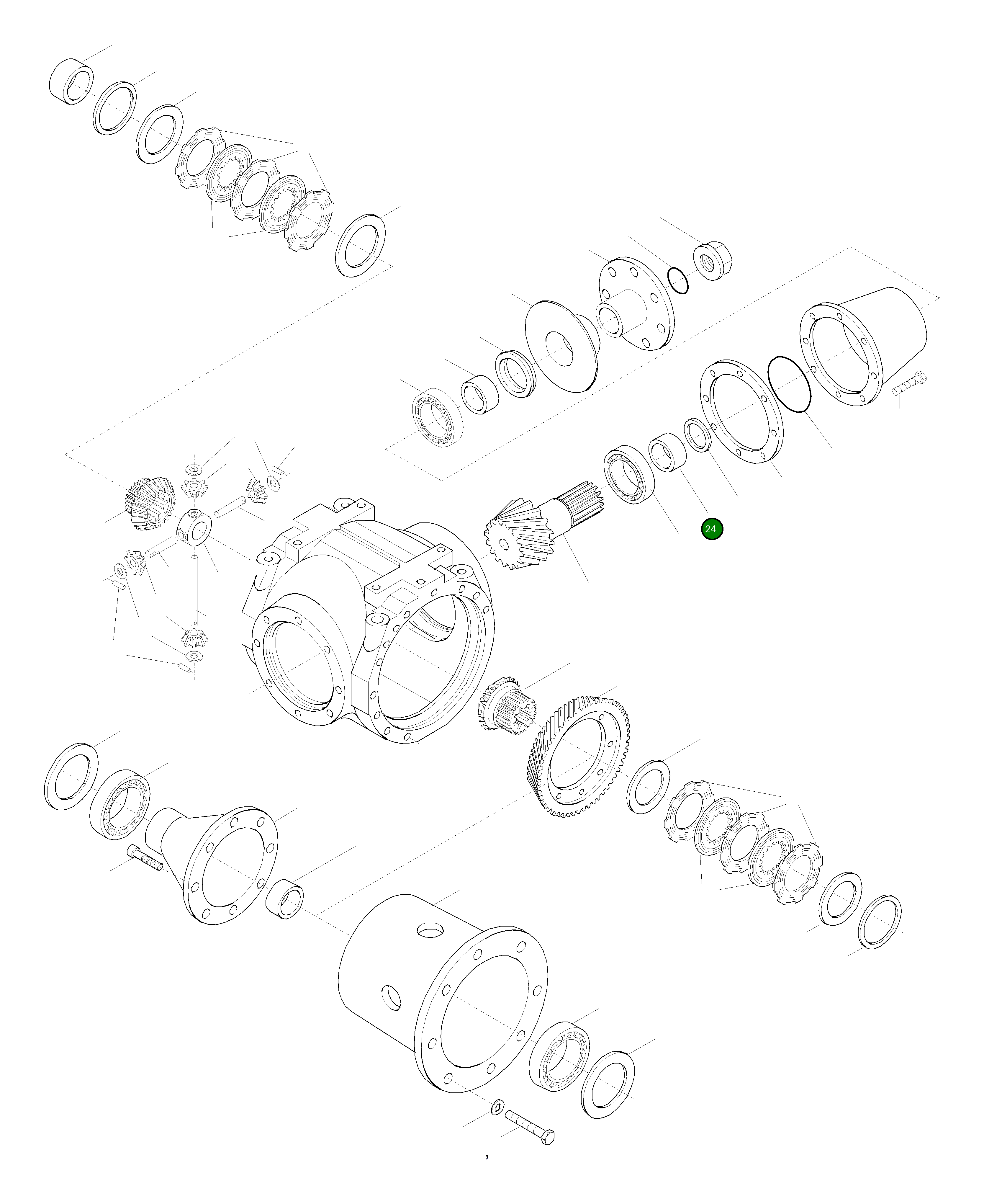 Кольцо 42U-22-H0P62  Komatsu
