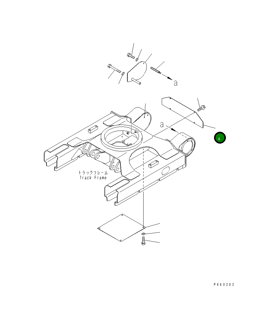 Крышка 20M-30-81812 Komatsu