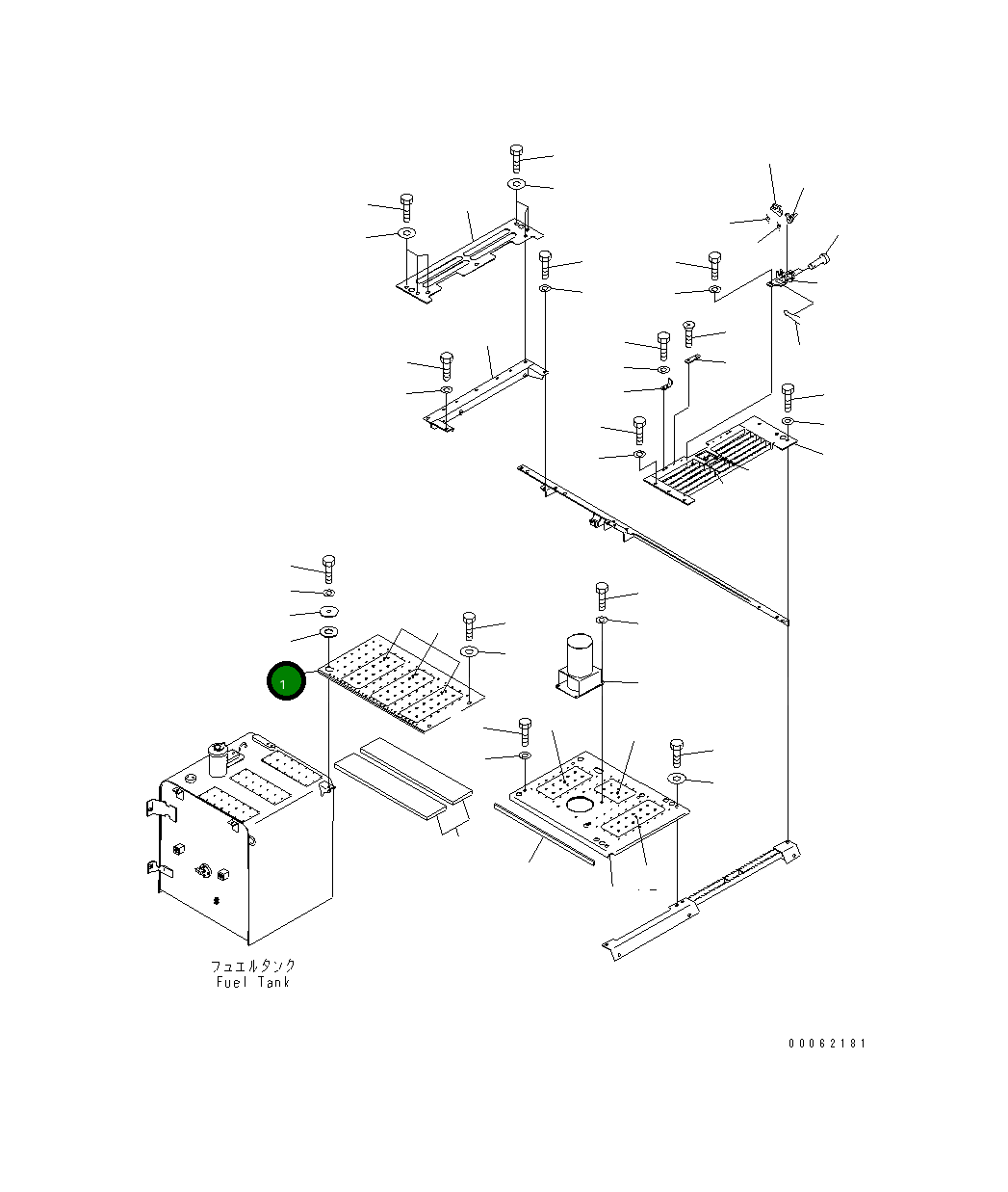 Крышка 20Y-54-76490 Komatsu