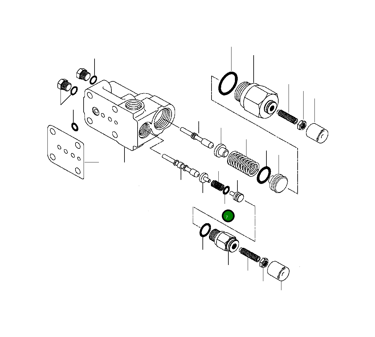 Кольцо уплотнительное (O-Ring) 887 655 C1 Komatsu