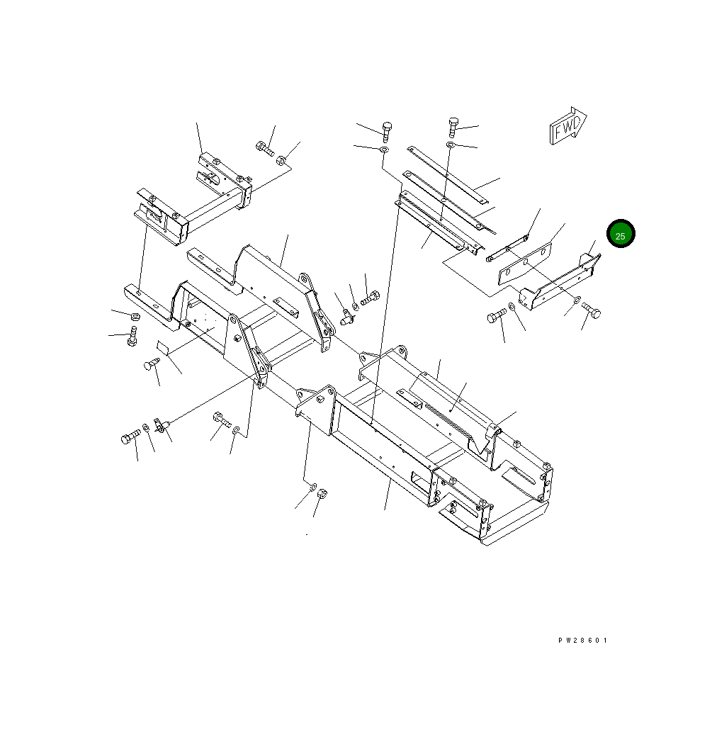 Крышка 8230-75-5181 Komatsu