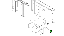 Крышка 21M-54-17521 Komatsu