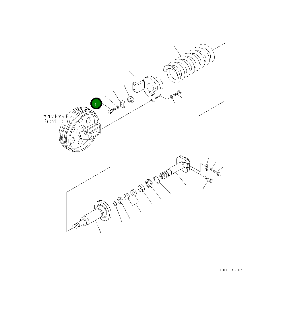 Болт 20Y-30-29170 Komatsu