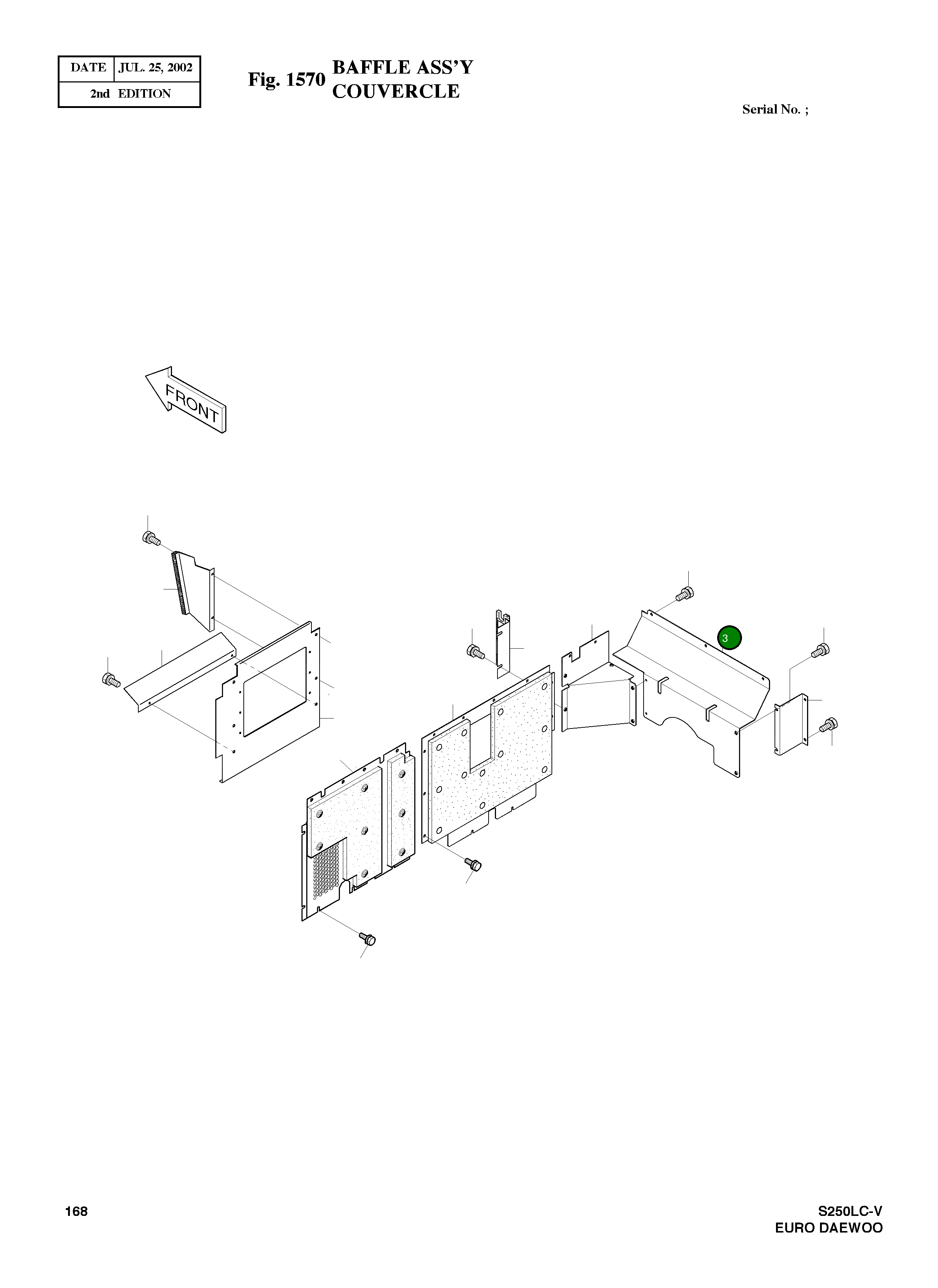 Крышка 621-00402A  Komatsu