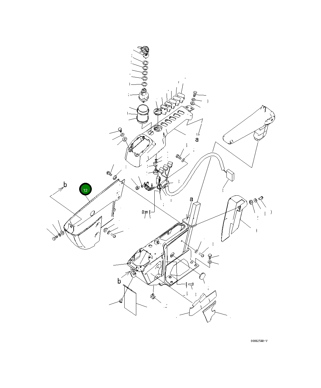 Крышка 20Y-43-41331  Komatsu