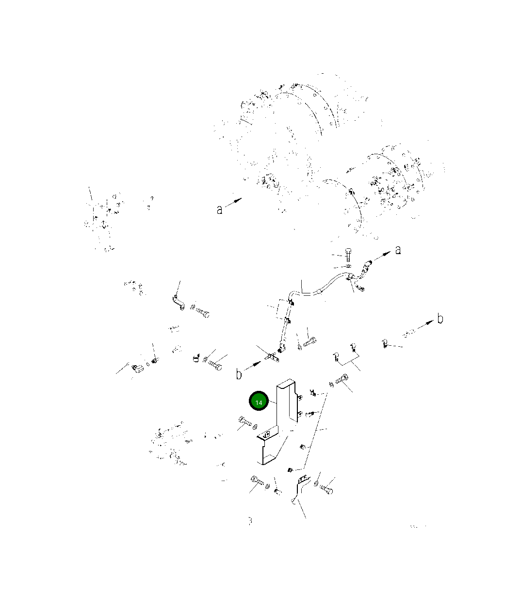 Крышка 425-02-51541 Komatsu
