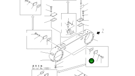 Крышка 234-25-31511 Komatsu