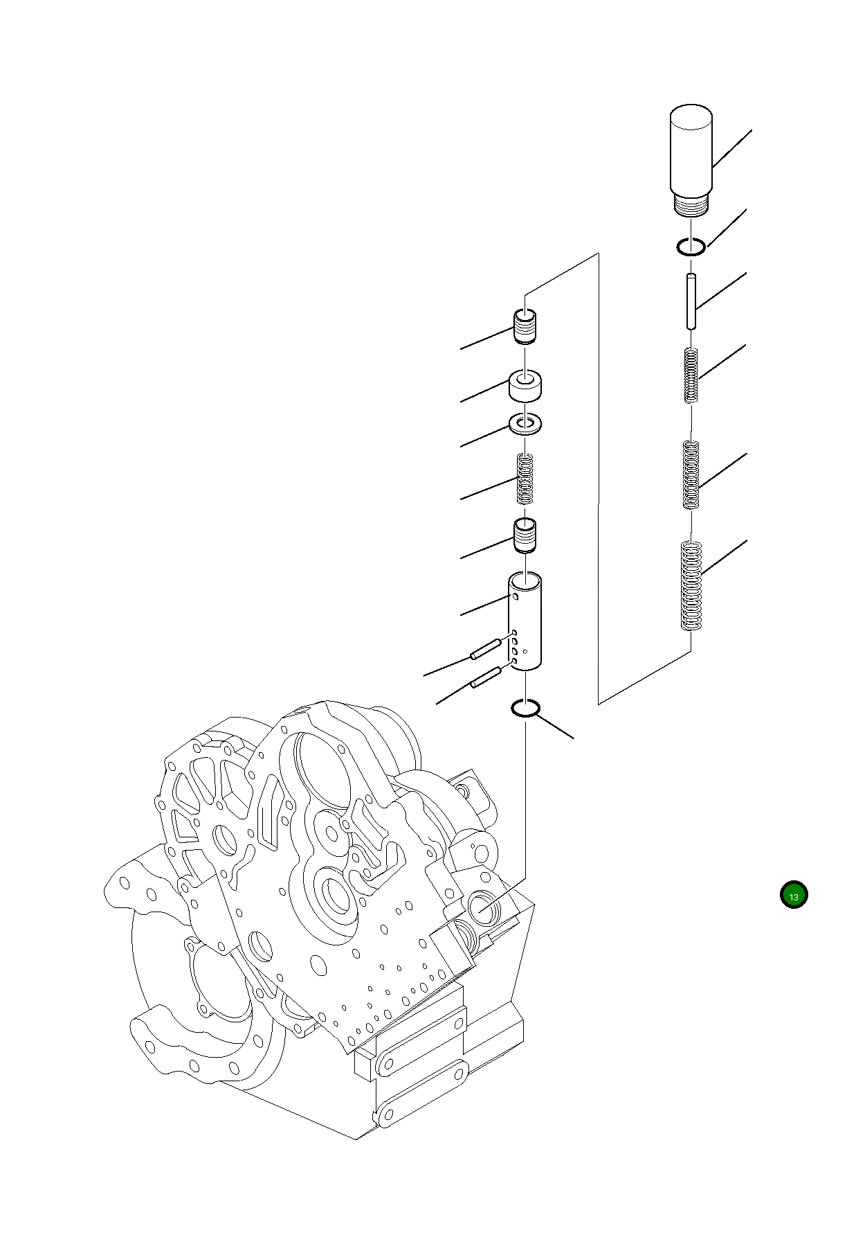 Кольцо уплотнительное (O-Ring) CK0020028 Komatsu