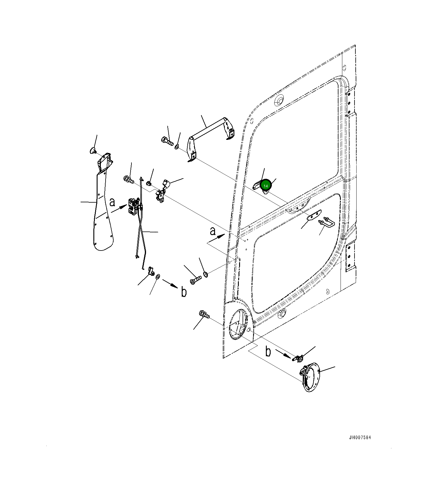 Крышка 20Y5312661 Komatsu