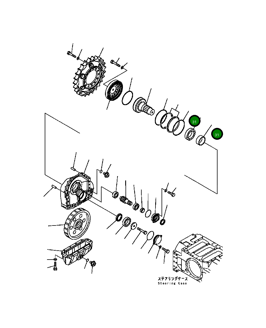 Кольцо уплотнительное (O-Ring) 502-33-91110 Komatsu