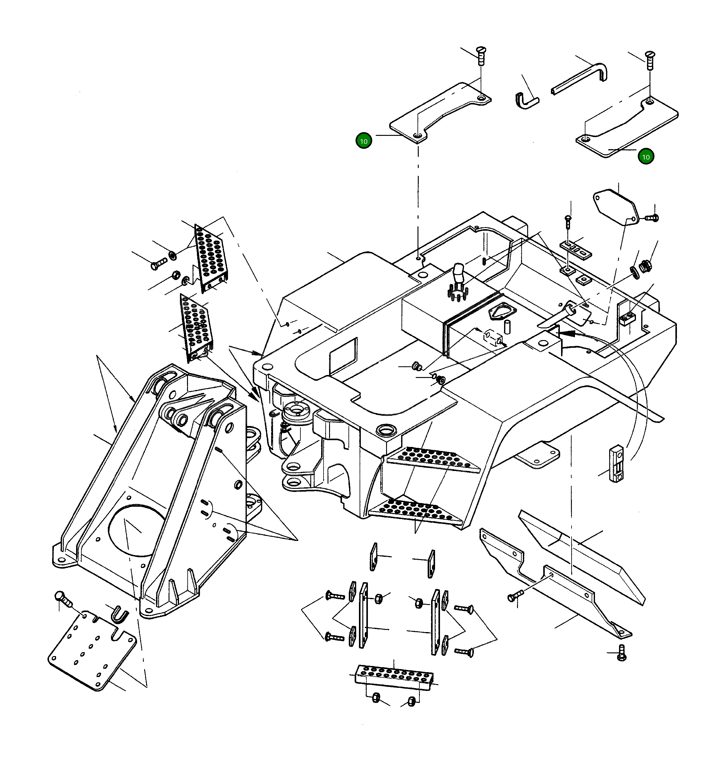 Крышка 42W-46-12F40  Komatsu