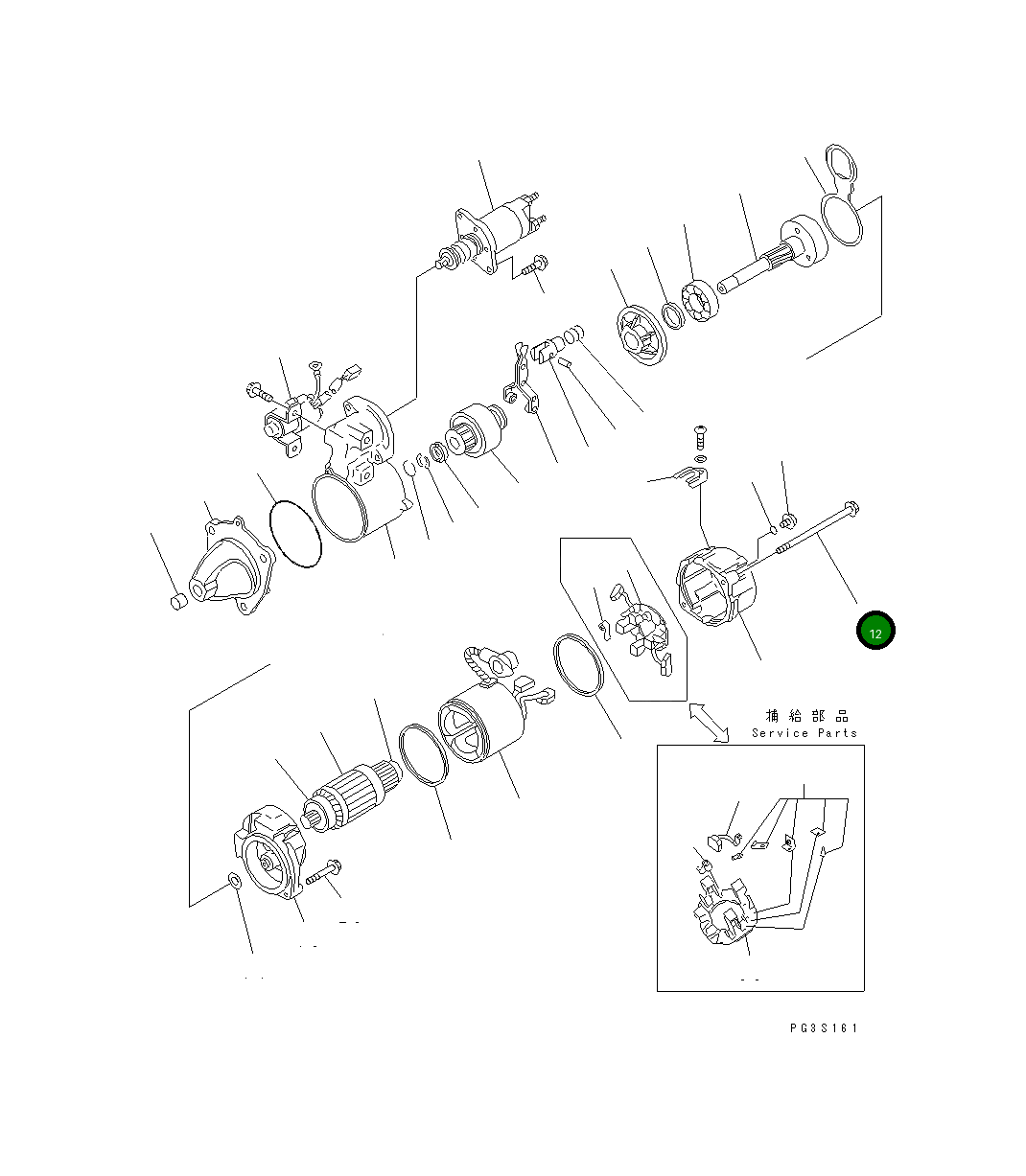 Болт SD5010-31720X0 Komatsu