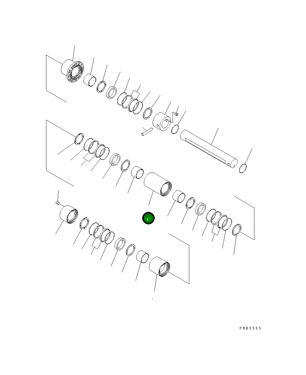 Кольцо 195-30-66241 Komatsu