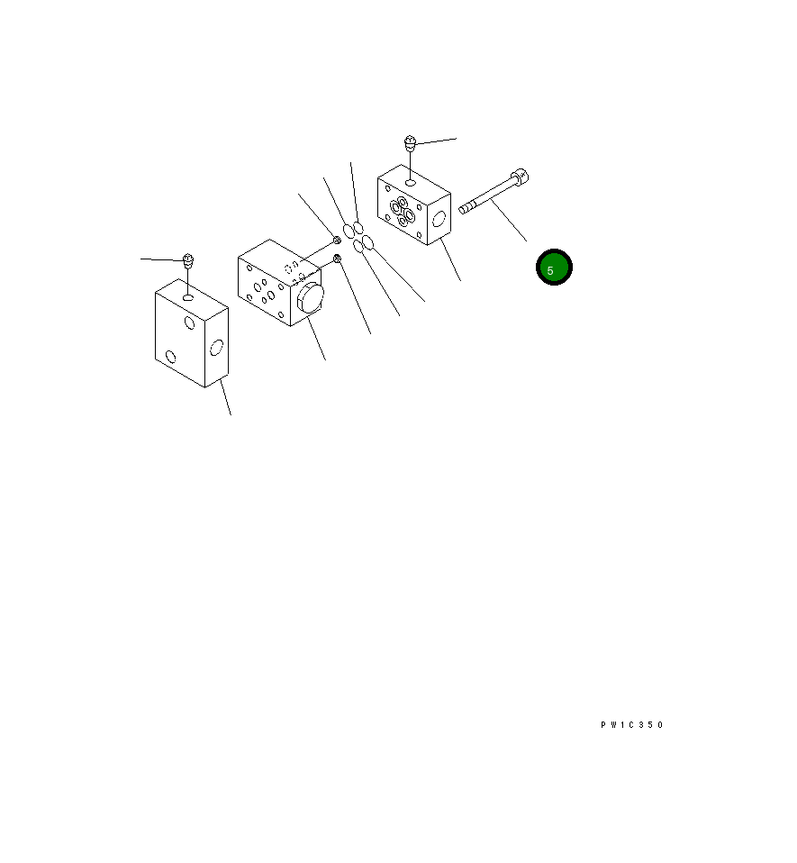 Болт 22S-68-11430 Komatsu