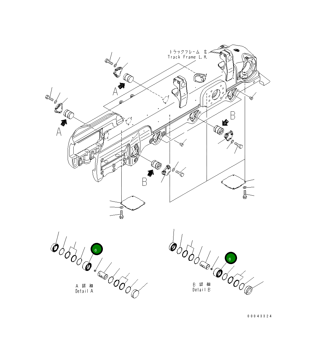 Кольцо 17A-30-46231 Komatsu