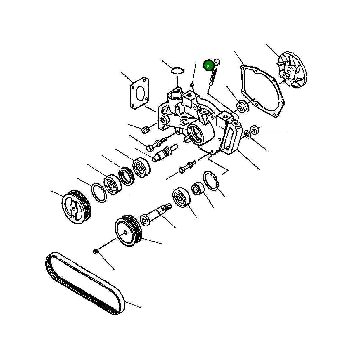 Болт 1238 481 H1 Komatsu