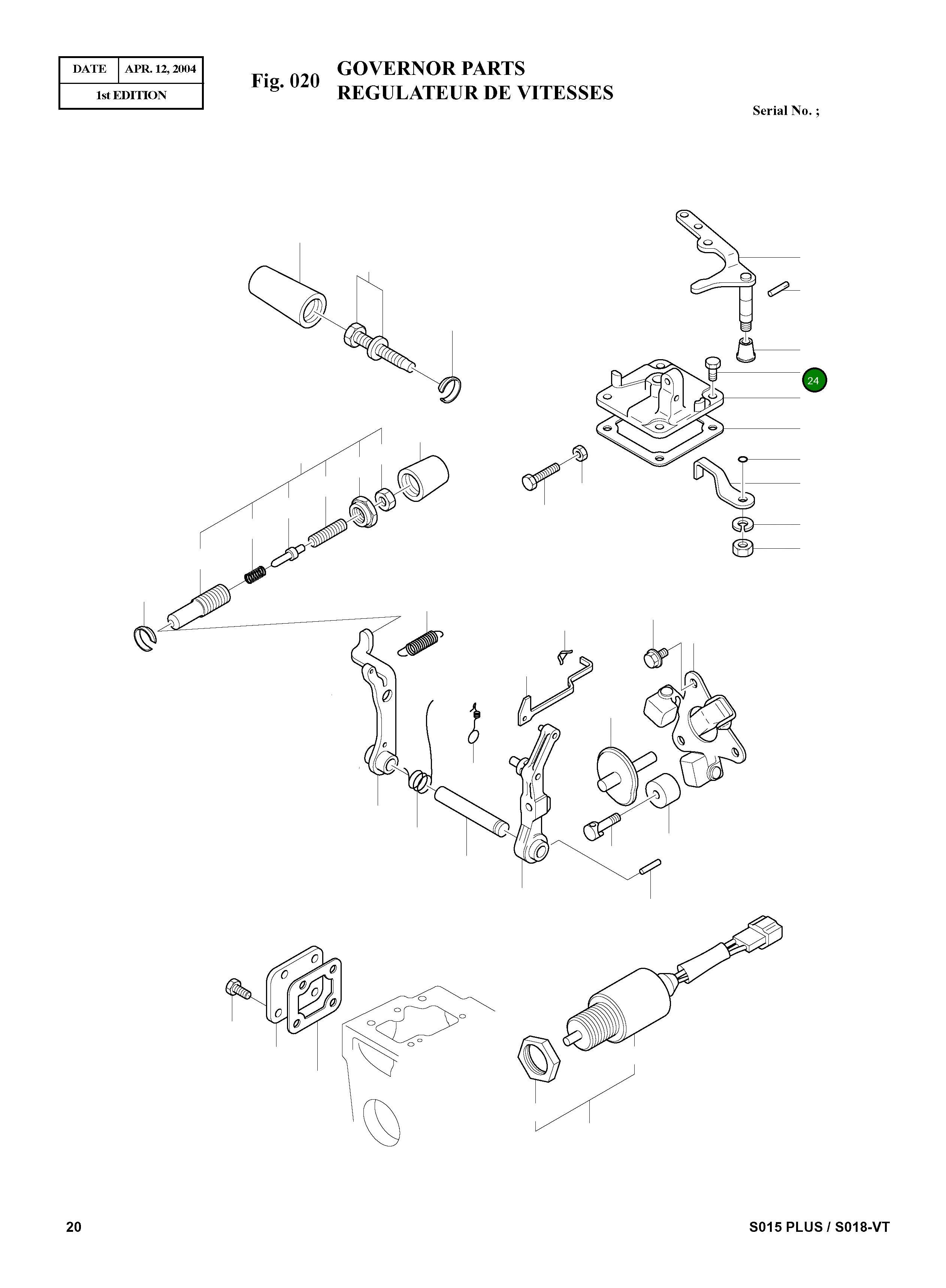 Болт MF101225 Komatsu