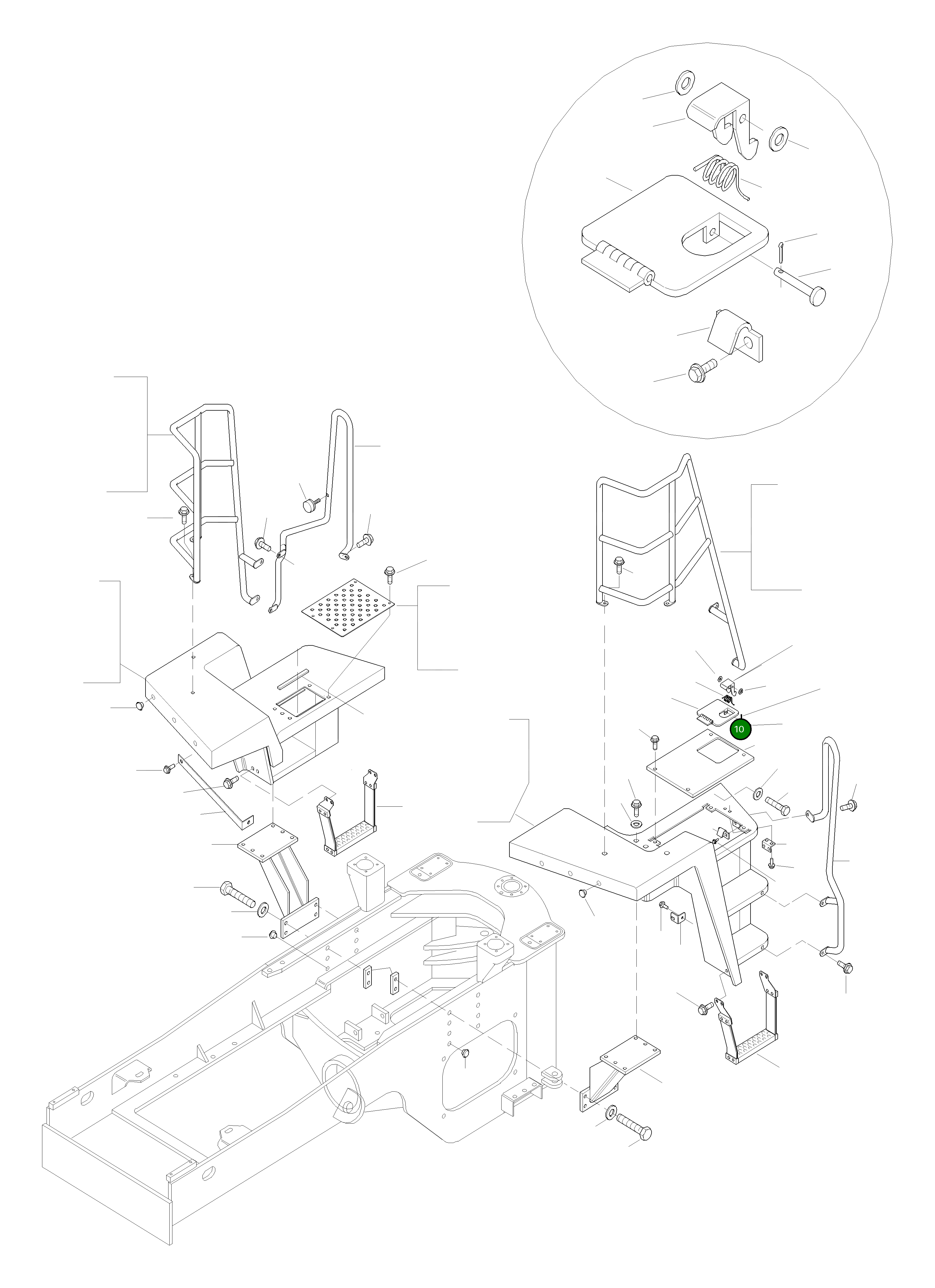Крышка 421-54-24480  Komatsu