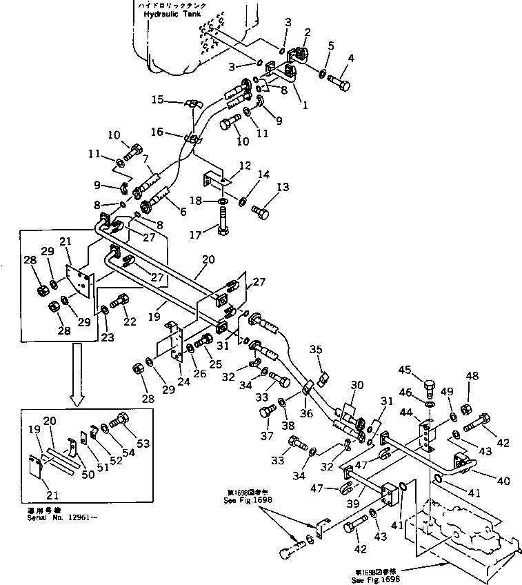 Болт 196-61-31710 Komatsu