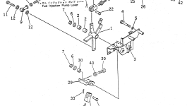 Кронштейн 23S-43-19210 Komatsu