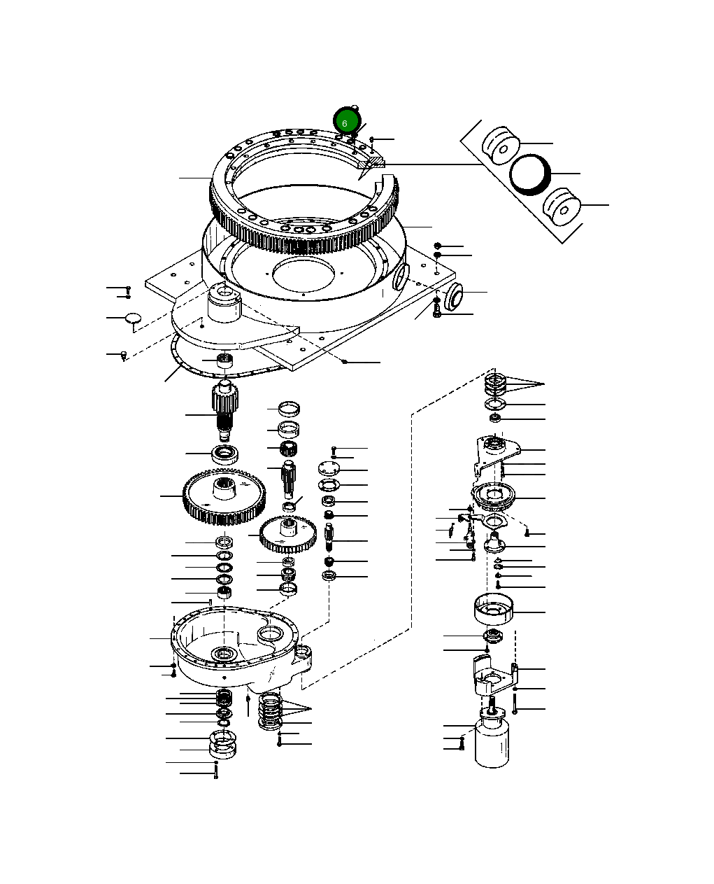 Болт 100 751 H45 Komatsu